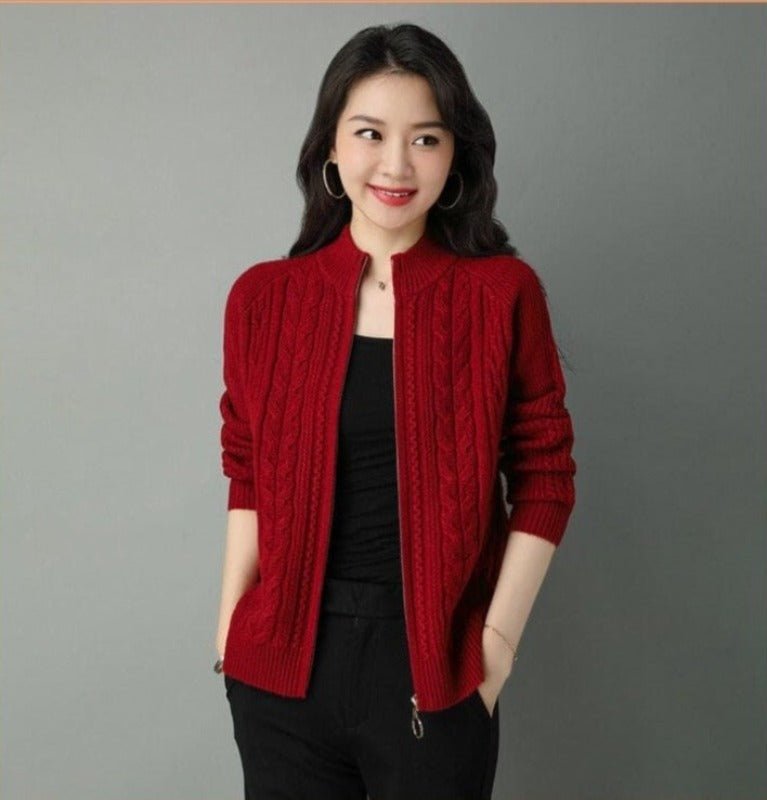 Cardigan Feminino Inverno Frio Manga Longa - Frete Grátis
