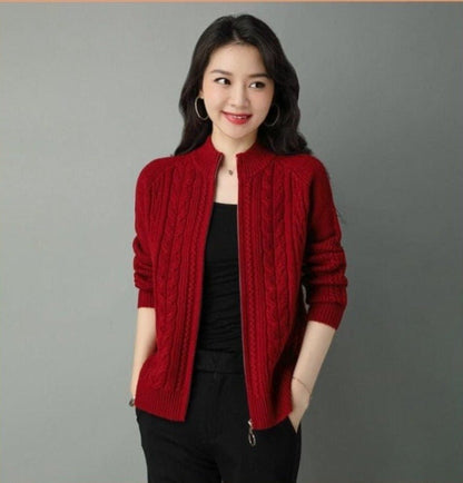 Cardigan Feminino Inverno Frio Manga Longa - Frete Grátis