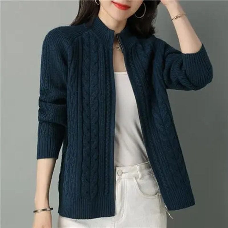 Cardigan Feminino Inverno Frio Manga Longa - Frete Grátis