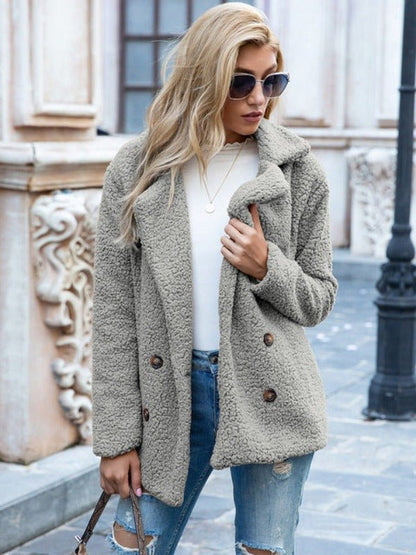 Casaco Teddy Feminino Olívia - Frete Grátis