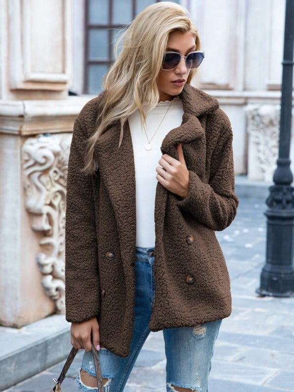 Casaco Teddy Feminino Olívia - Frete Grátis