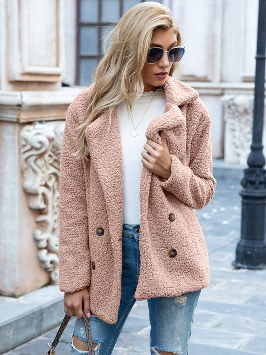 Casaco Teddy Feminino Olívia - Frete Grátis