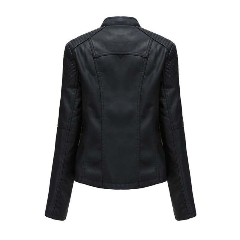 Jaqueta De Couro Feminina Inverno - Frete Grátis