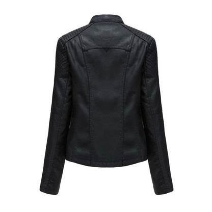 Jaqueta De Couro Feminina Inverno - Frete Grátis
