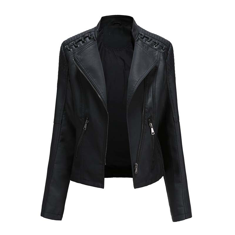Jaqueta De Couro Feminina Inverno - Frete Grátis