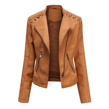 Jaqueta De Couro Feminina Inverno - Frete Grátis