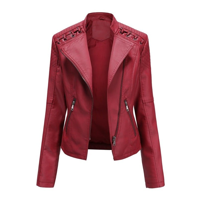 Jaqueta De Couro Feminina Inverno - Frete Grátis