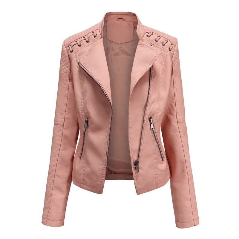Jaqueta De Couro Feminina Inverno - Frete Grátis