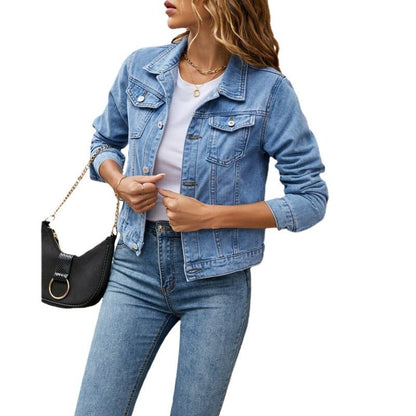Jaqueta Feminina Jeans - Frete Grátis
