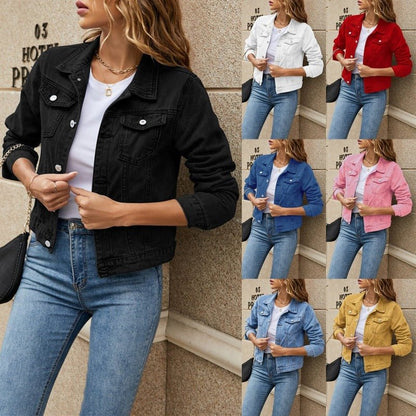 Jaqueta Feminina Jeans - Frete Grátis