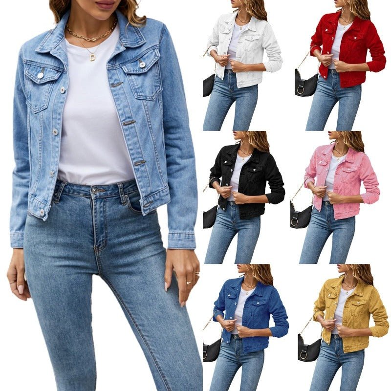 Jaqueta Feminina Jeans - Frete Grátis