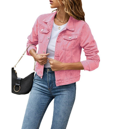 Jaqueta Feminina Jeans - Frete Grátis