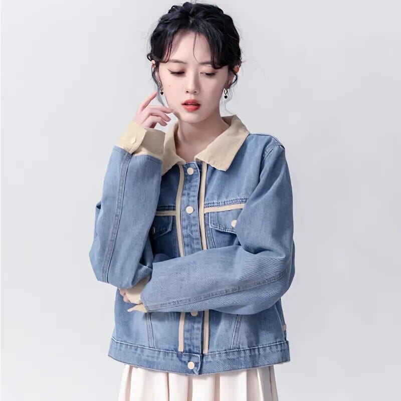 Jaqueta Jeans Feminina Caramela - Frete Grátis