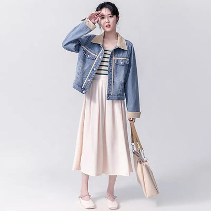 Jaqueta Jeans Feminina Caramela - Frete Grátis