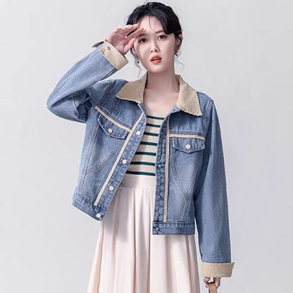 Jaqueta Jeans Feminina Caramela - Frete Grátis