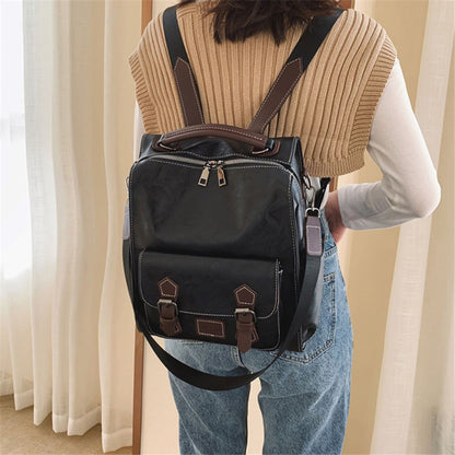 Mochila de Couro Feminina - Frete Grátis