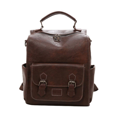 Mochila de Couro Feminina - Frete Grátis