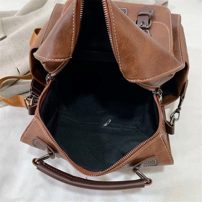 Mochila de Couro Feminina - Frete Grátis