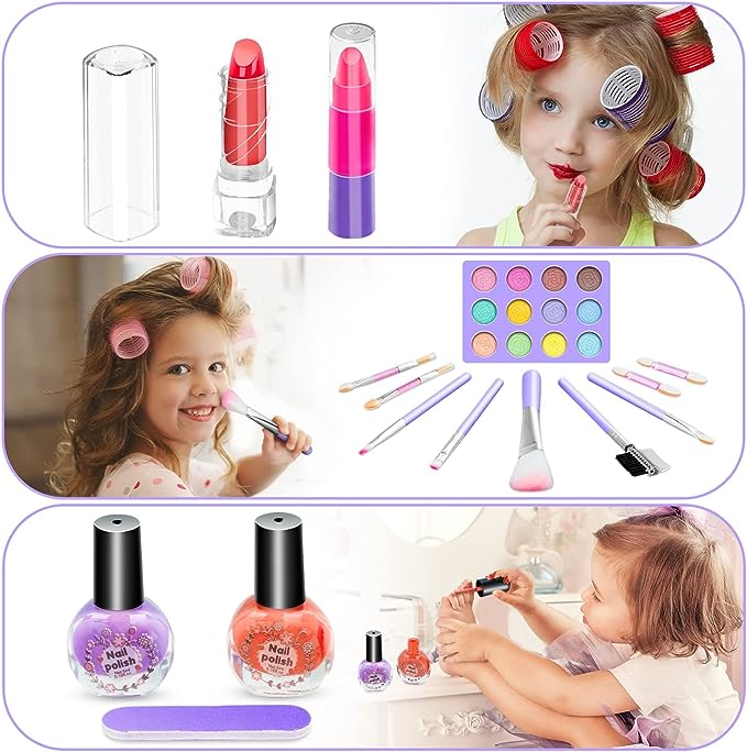 MyLittleMakeUp © - Kit de Maquiagem Infantil Lavável com Água Montessori