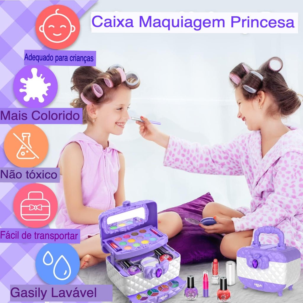 MyLittleMakeUp © - Kit de Maquiagem Infantil Lavável com Água Montessori