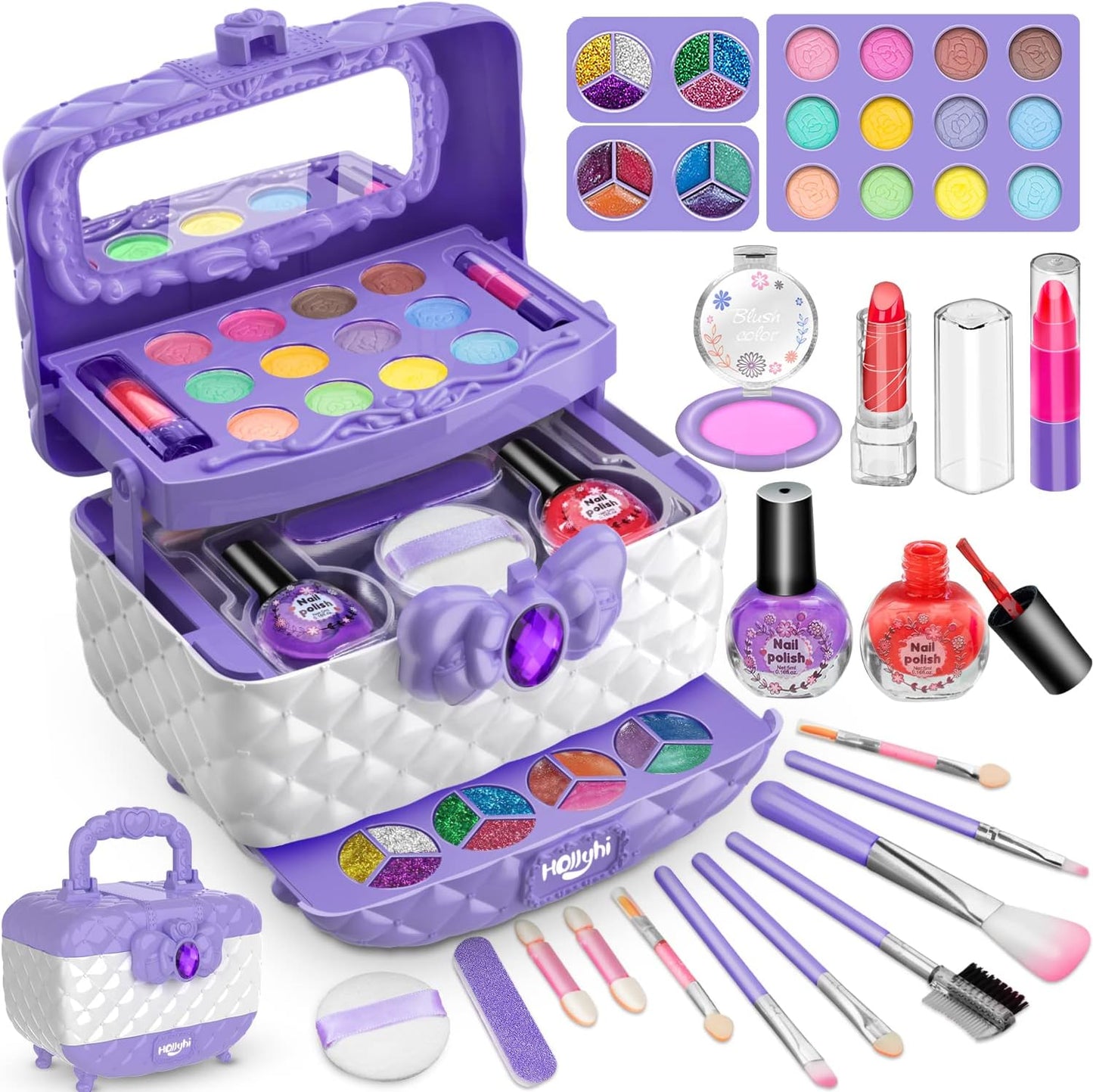 MyLittleMakeUp © - Kit de Maquiagem Infantil Lavável com Água Montessori