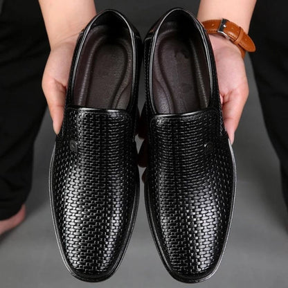 Sapato Masculino de Couro Monograma - Frete Grátis