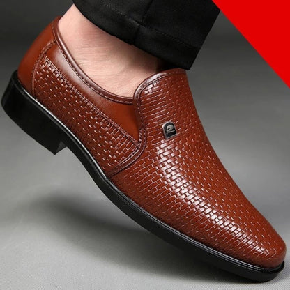 Sapato Masculino de Couro Monograma - Frete Grátis
