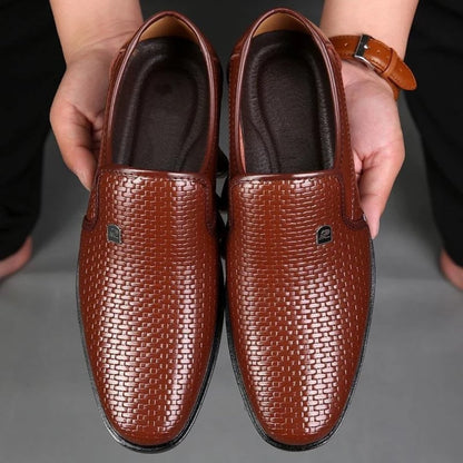 Sapato Masculino de Couro Monograma - Frete Grátis