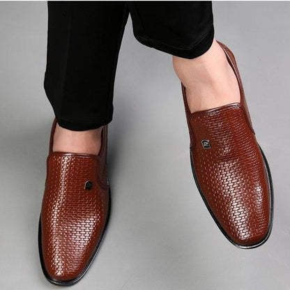 Sapato Masculino de Couro Monograma - Frete Grátis