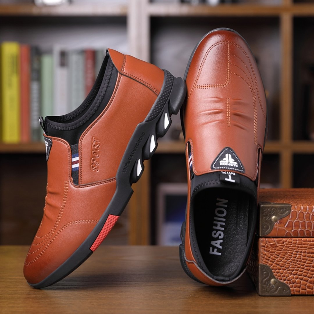 Sapato Masculino Sport de Couro - Frete Grátis